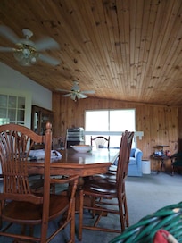 Loved the big table and the porch in the back