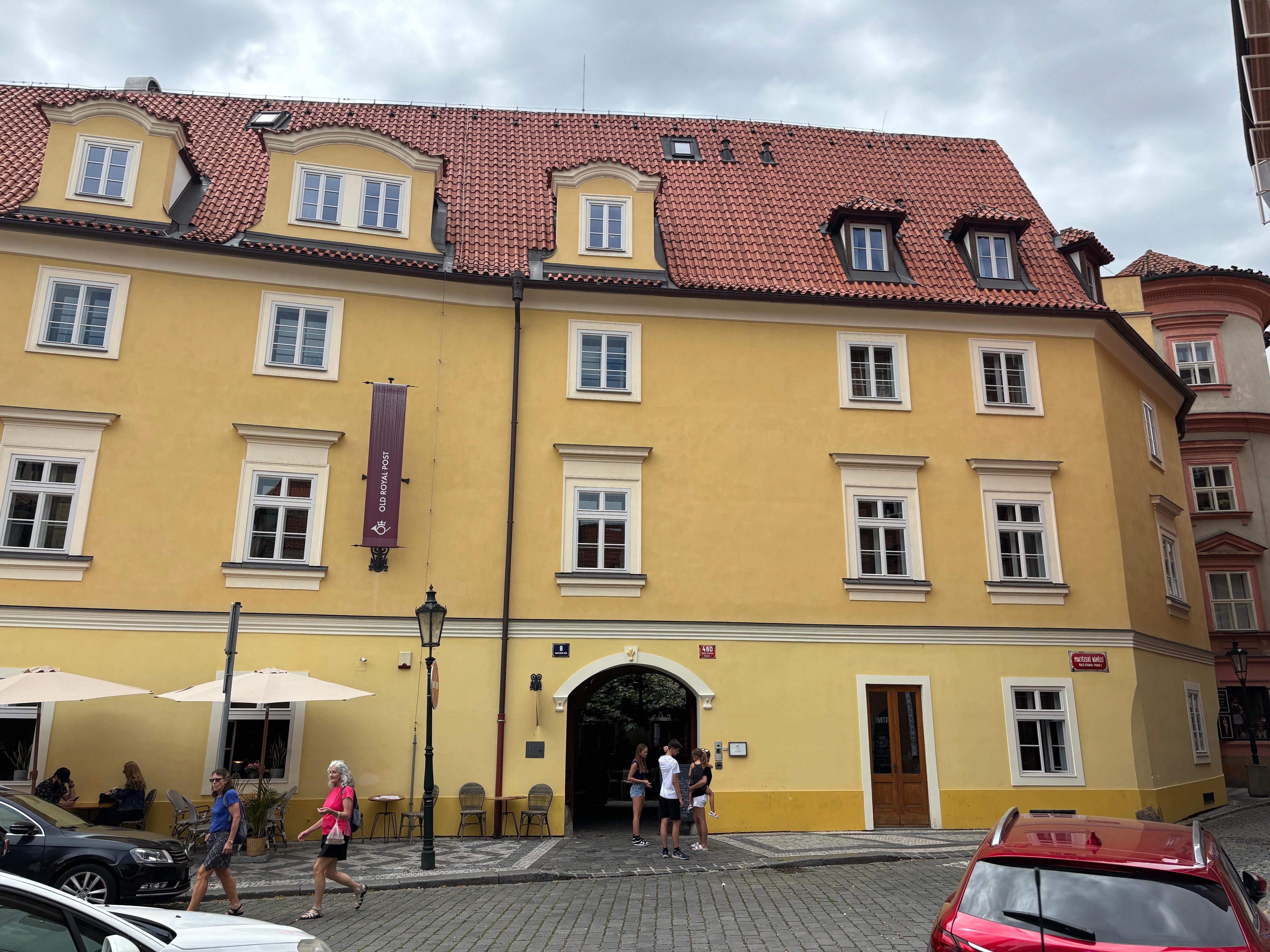 Exterior view of the hotel. 