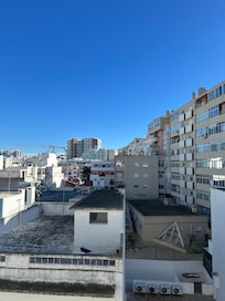 View from hotel room window