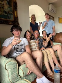 celebrating our stay