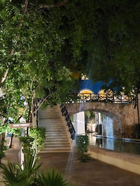 Inside the hotel, nice for a walk with your loved ones