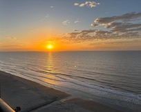 Sunrise view from balcony