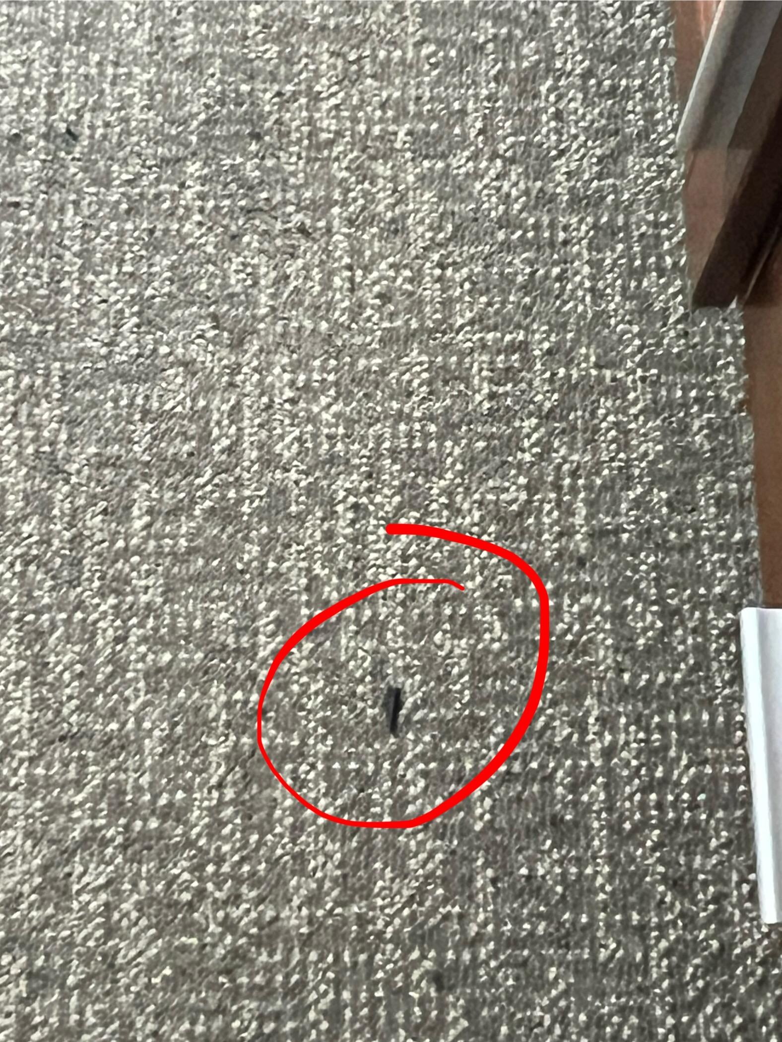 Object on floor
