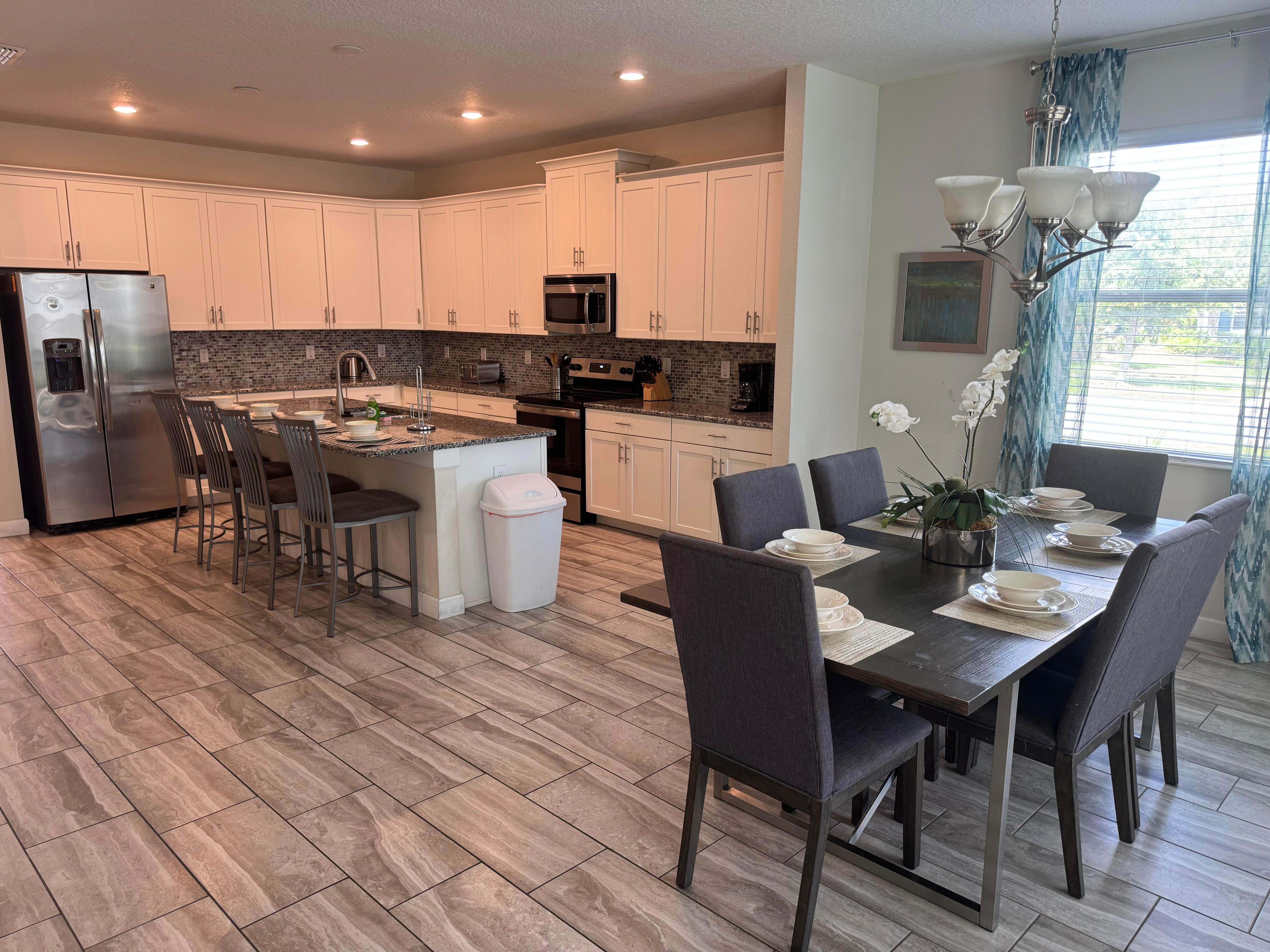 Large kitchen area 