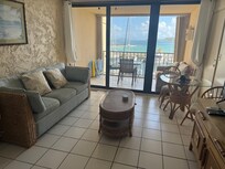 I took pics as we were leaving out but this is the view from the bed area.