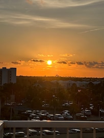View off of wrap around balcony