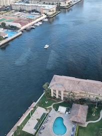 We could see dolphins from our balcony!