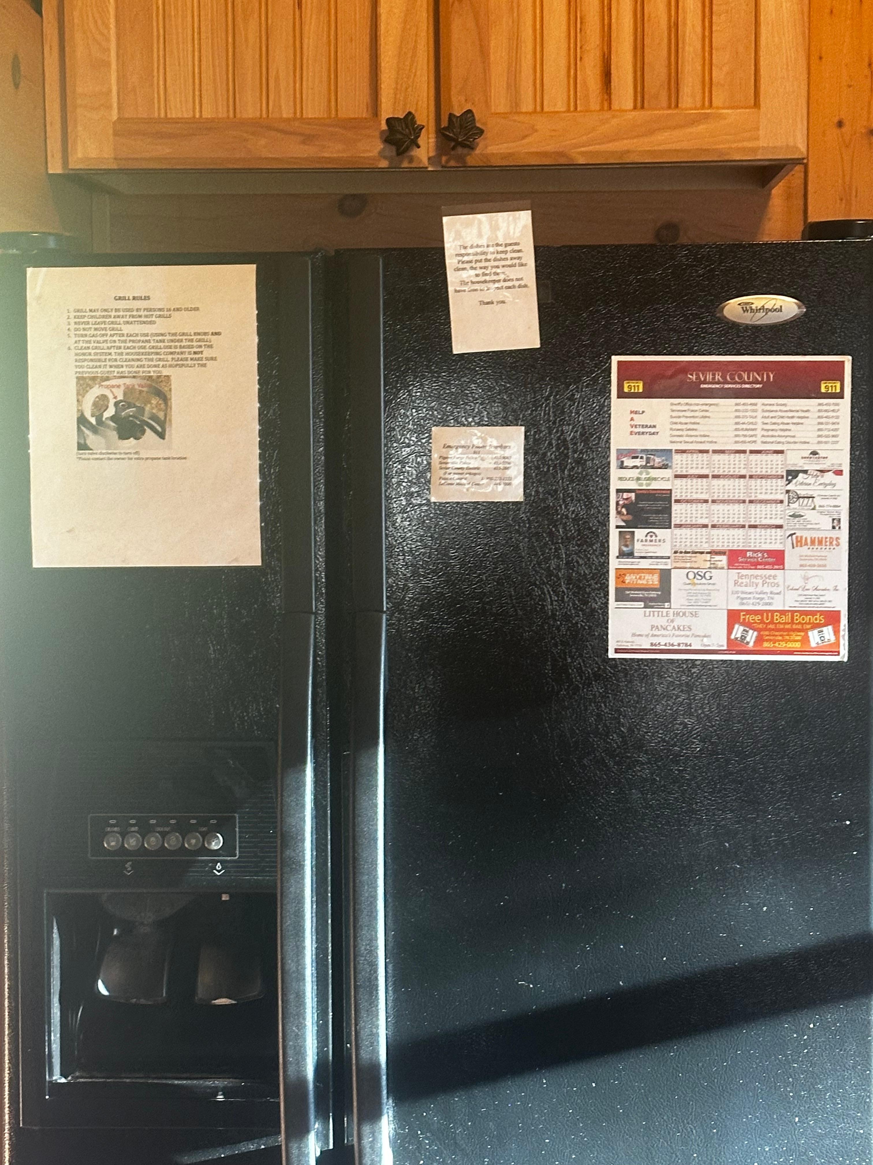 Only facility information that we found in the home.  