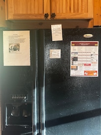 Only facility information that we found in the home.