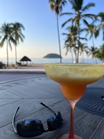 Relaxing view from the pool deck