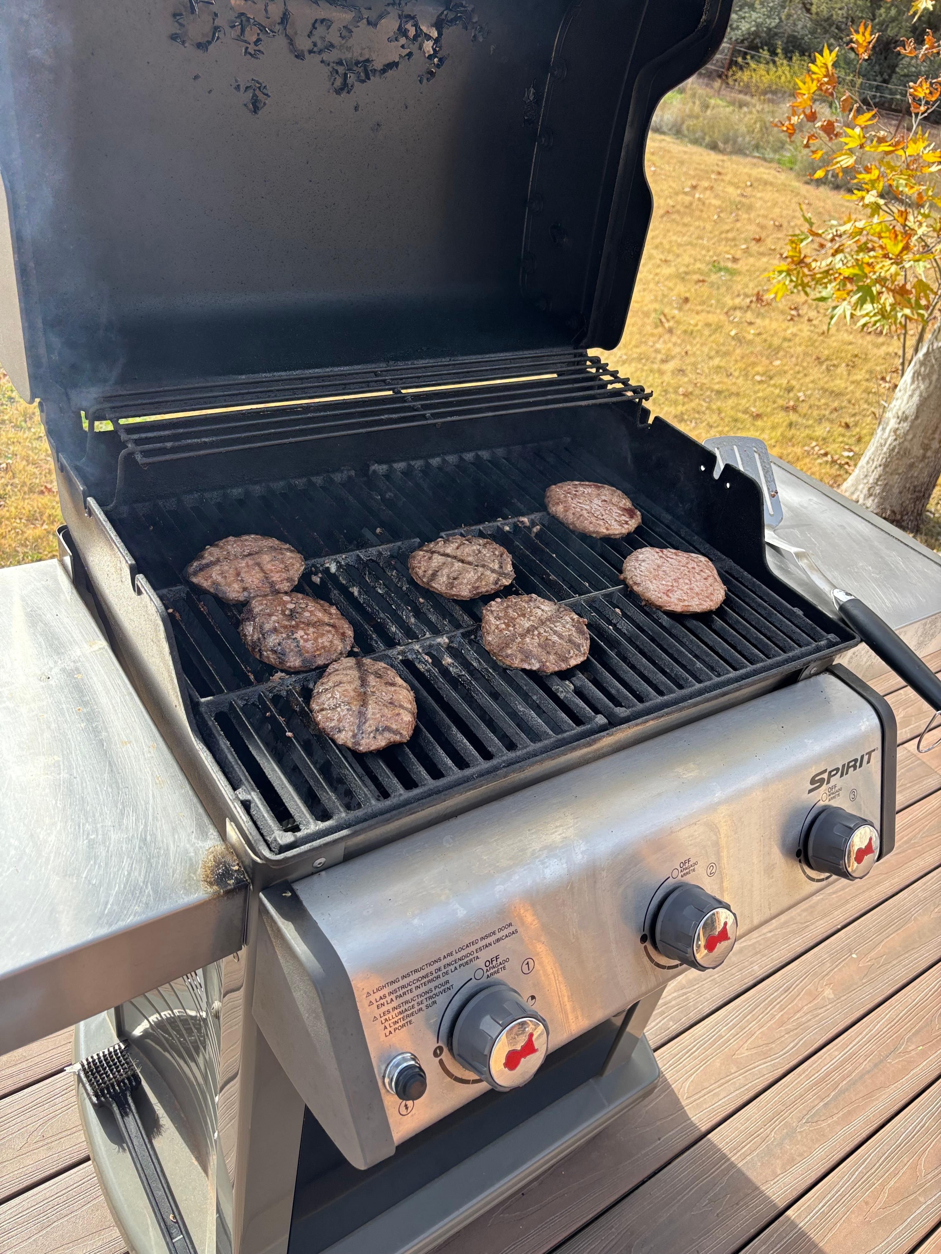 Grilling Burgers