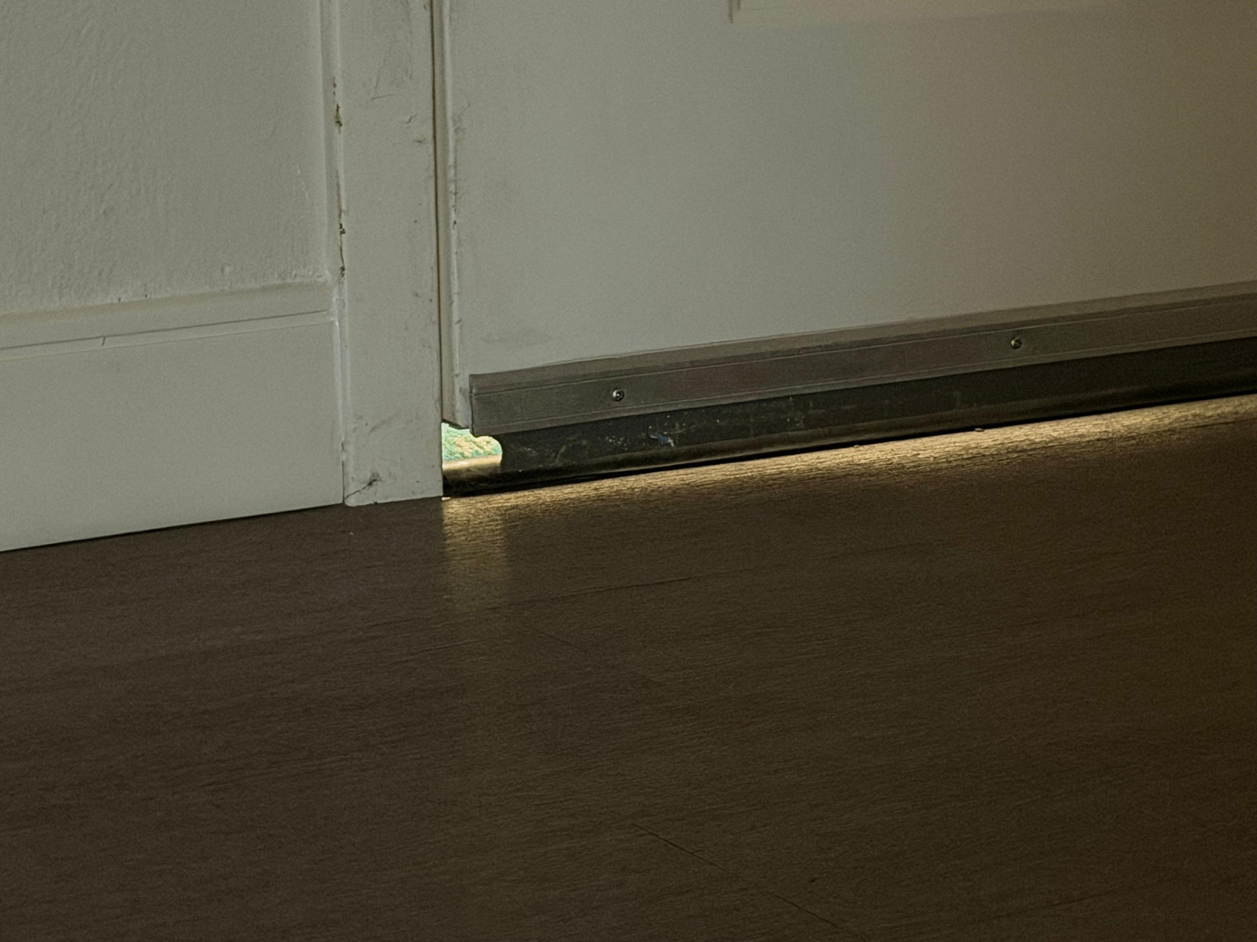 Huge gap under the door