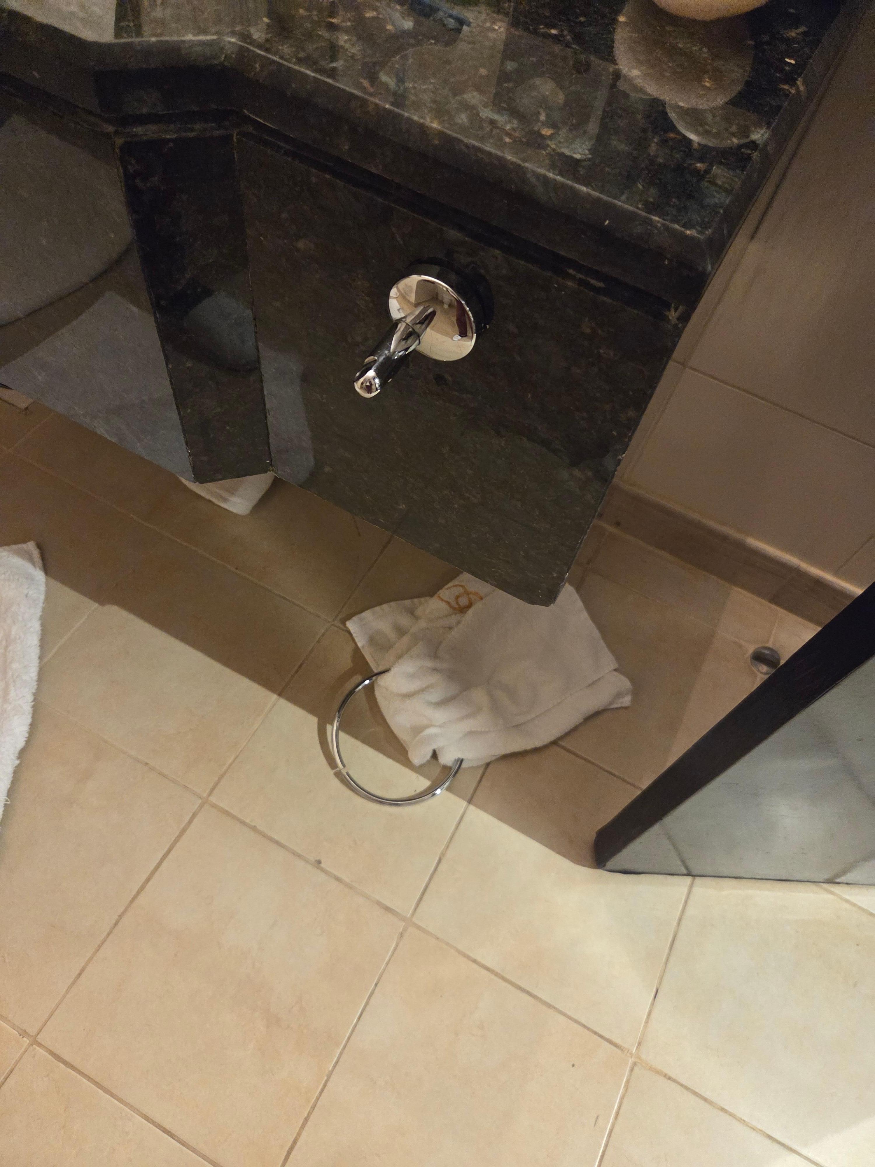 Lose/broken towel holder 