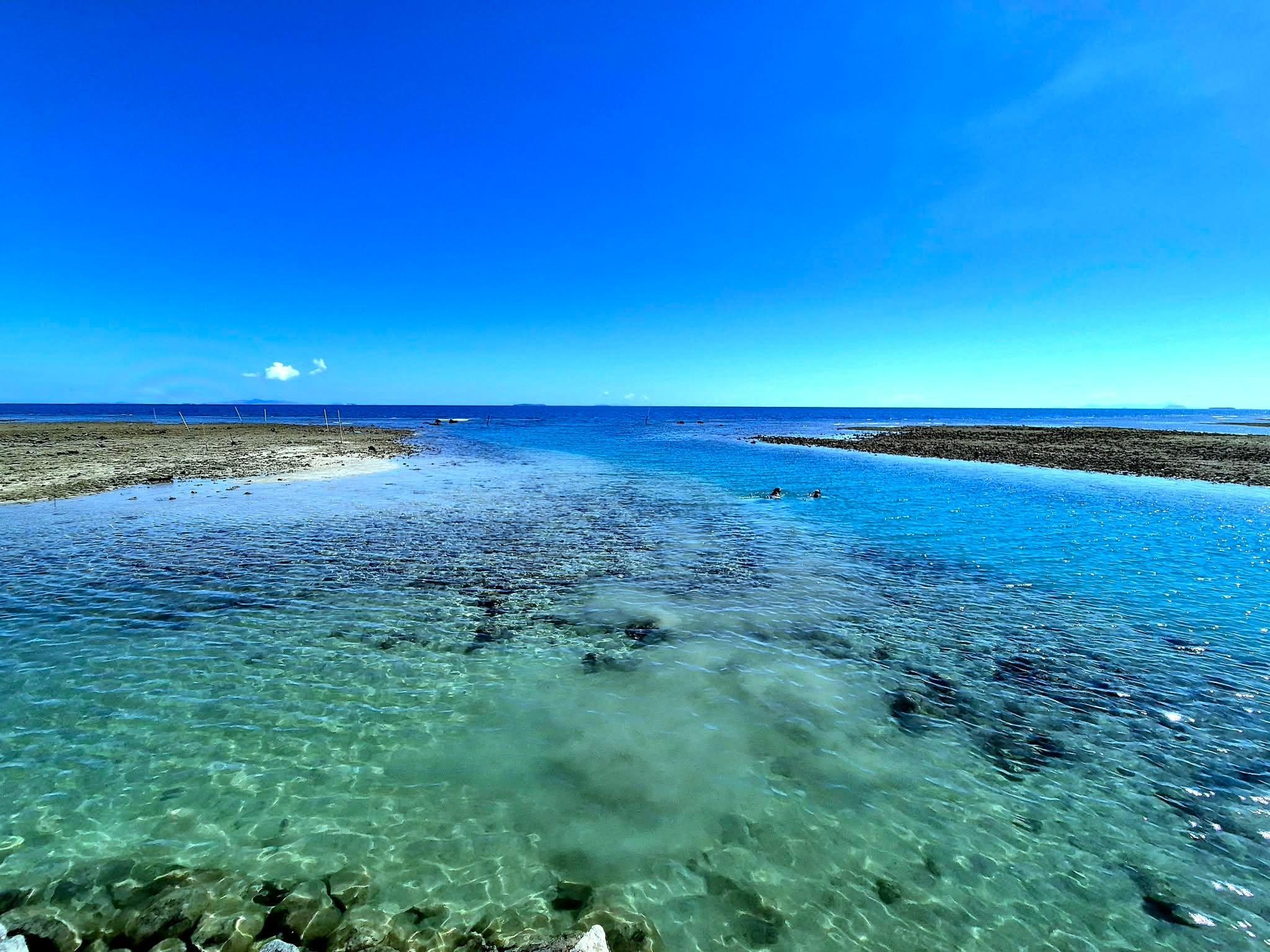 Snorkeling off foot island
