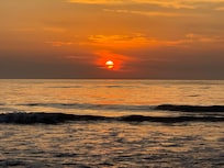 Sunrise just steps away from the property on the beach!!!