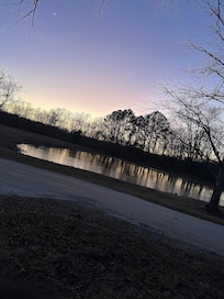 Sunset on the pond