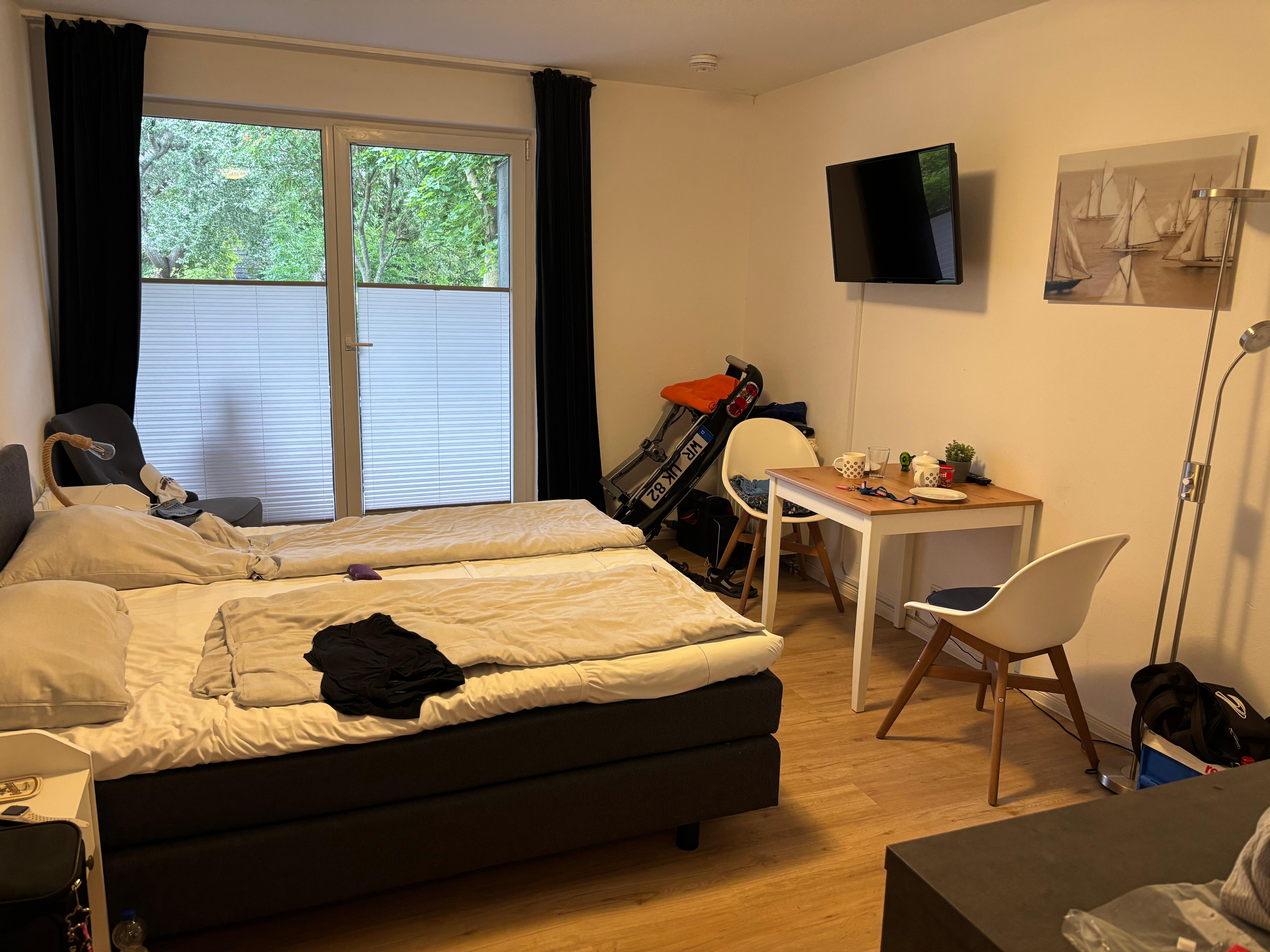 Schlaf und Essbereich