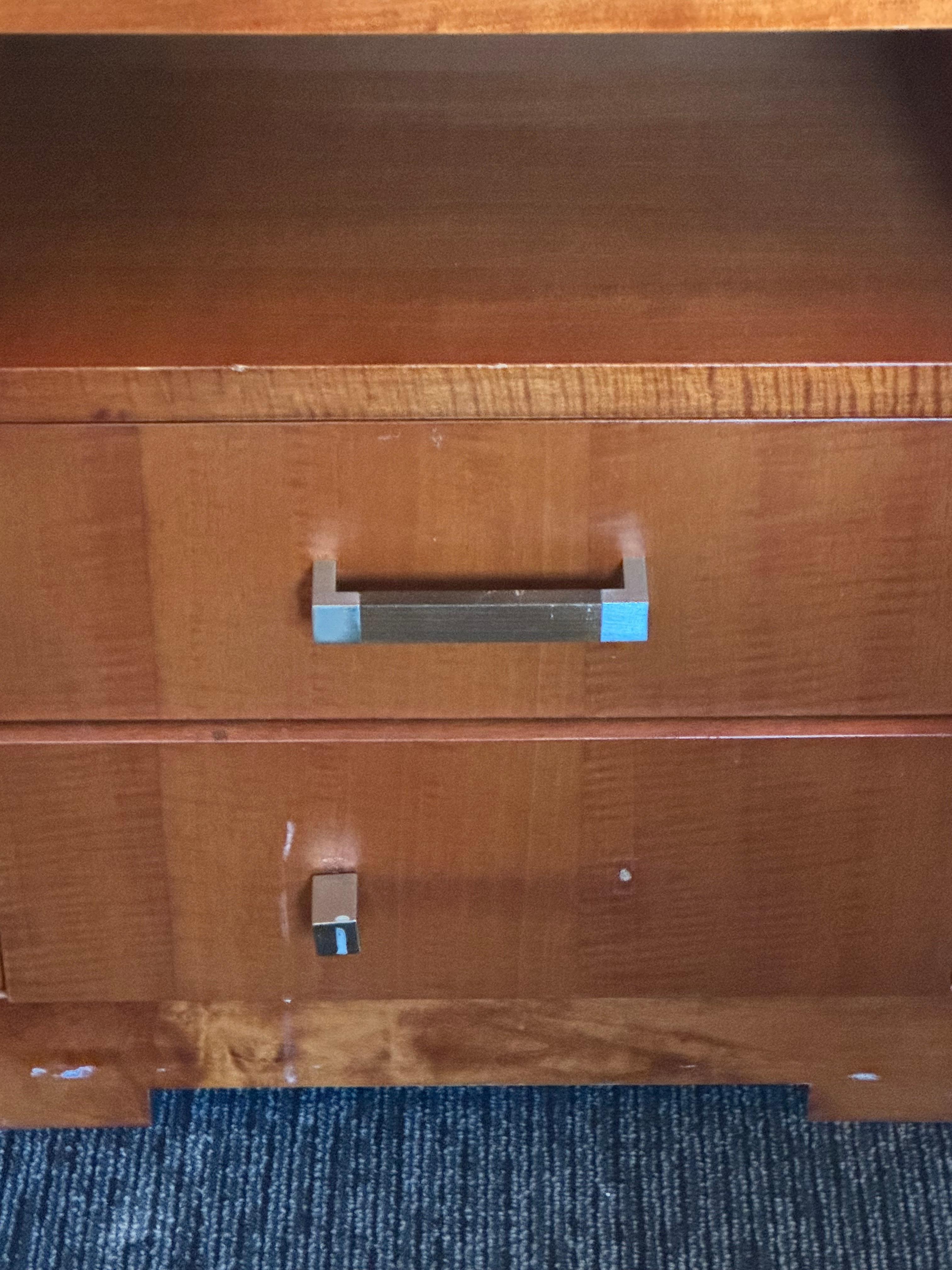 Broken furniture, the other drawers fell out as you opened them.