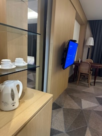 Hot water for tea and coffee