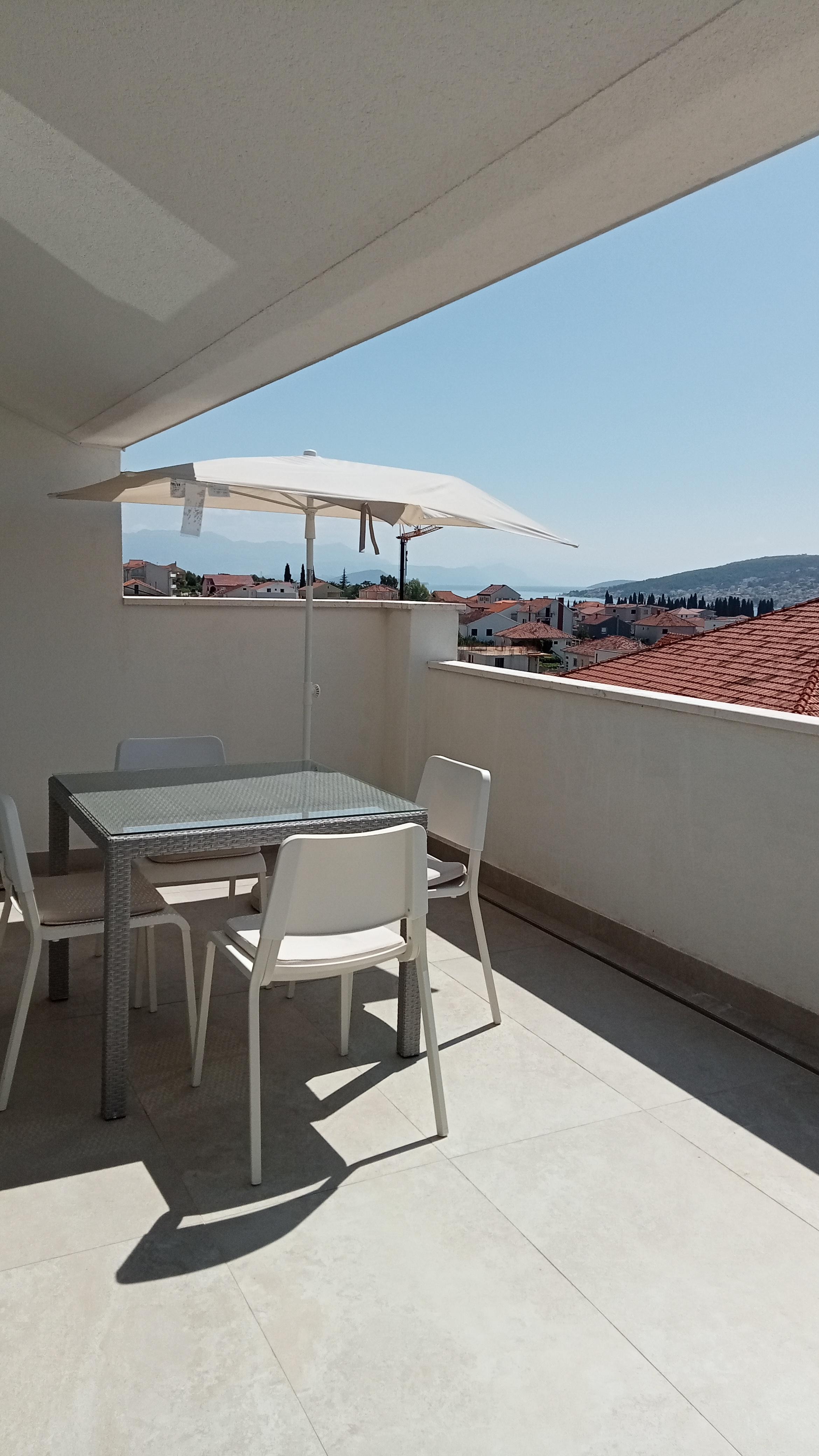 Terrasse de dernier étage 