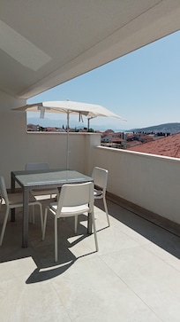 Terrasse de dernier étage