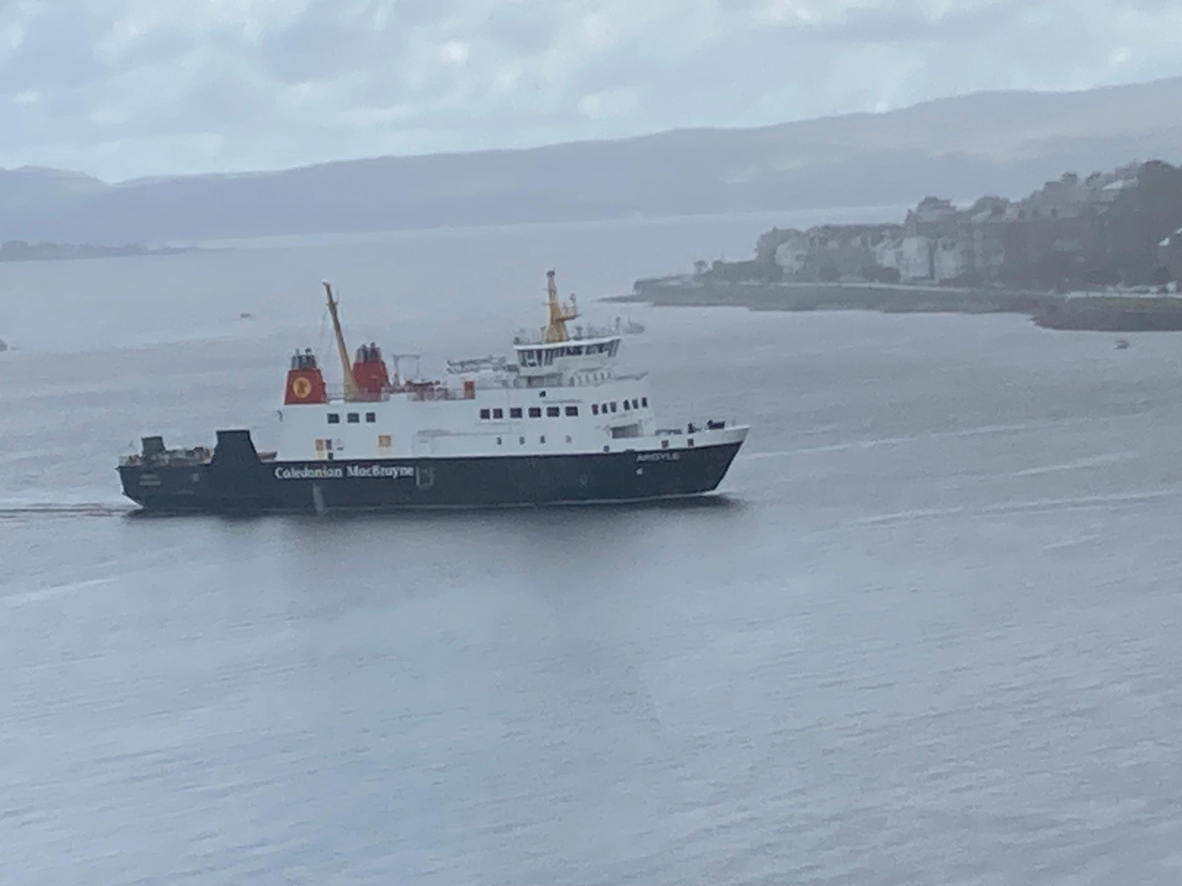 Watching the ferry arrive 😊