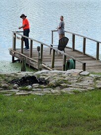 Tom and Julian fishing