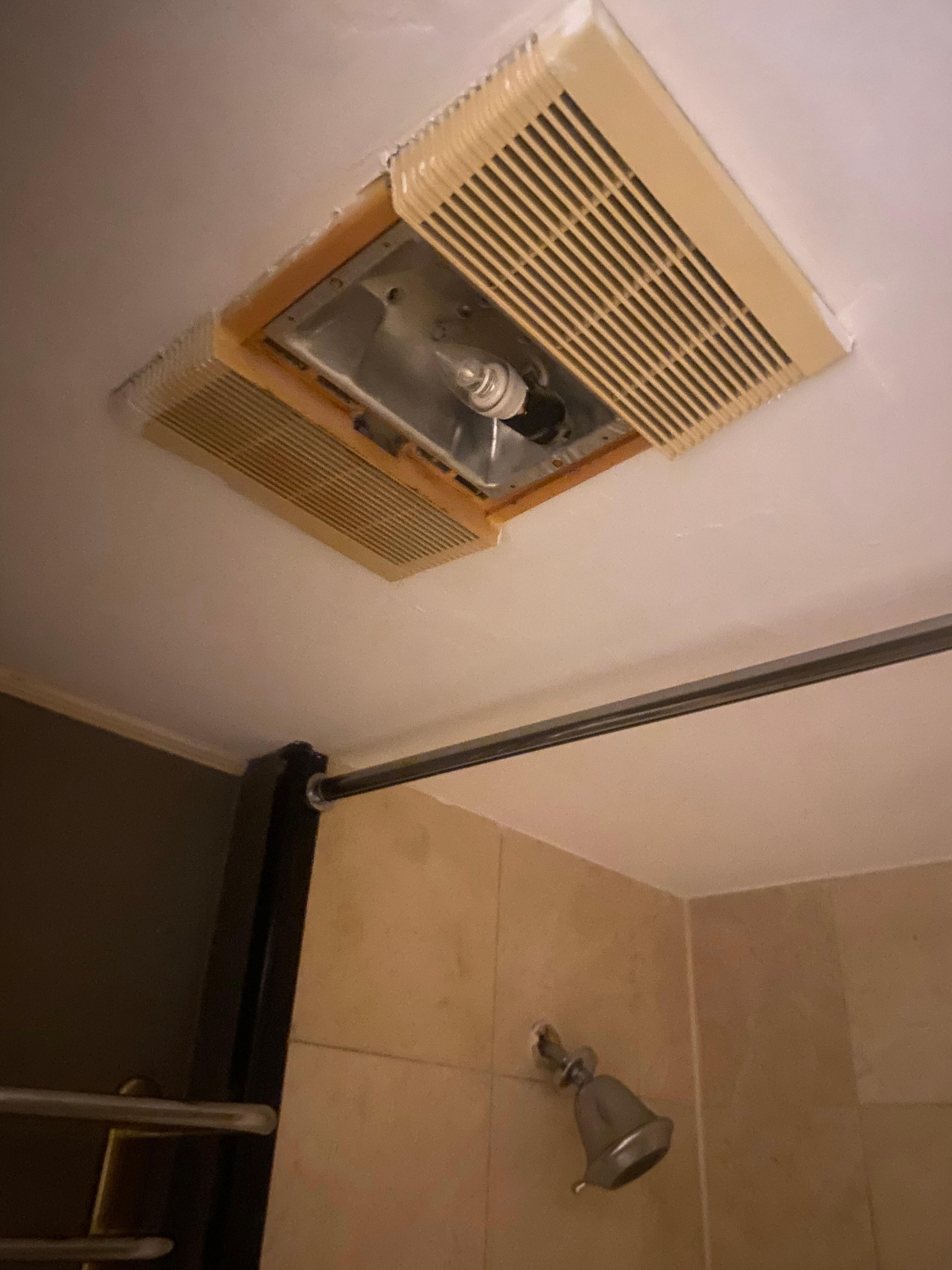 Fan didn’t work and exposed wires