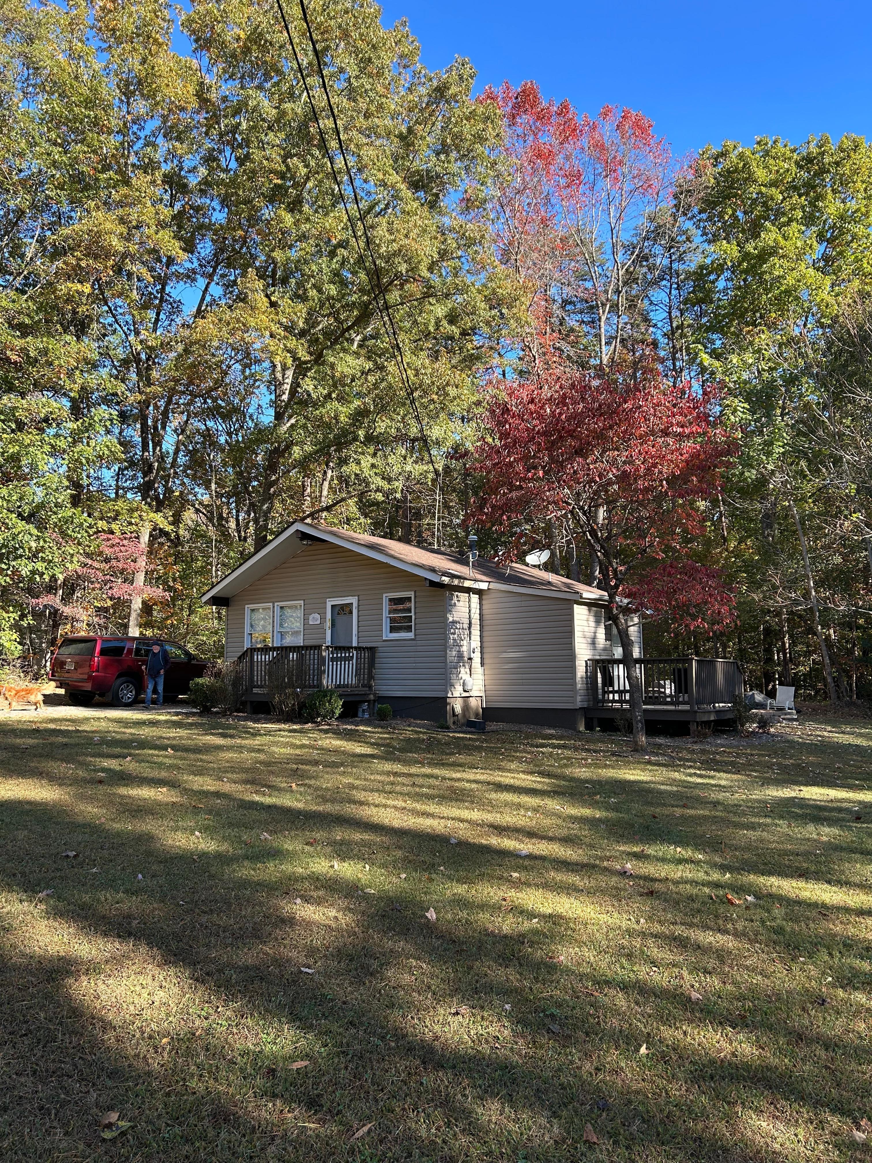 The house from the front yard.