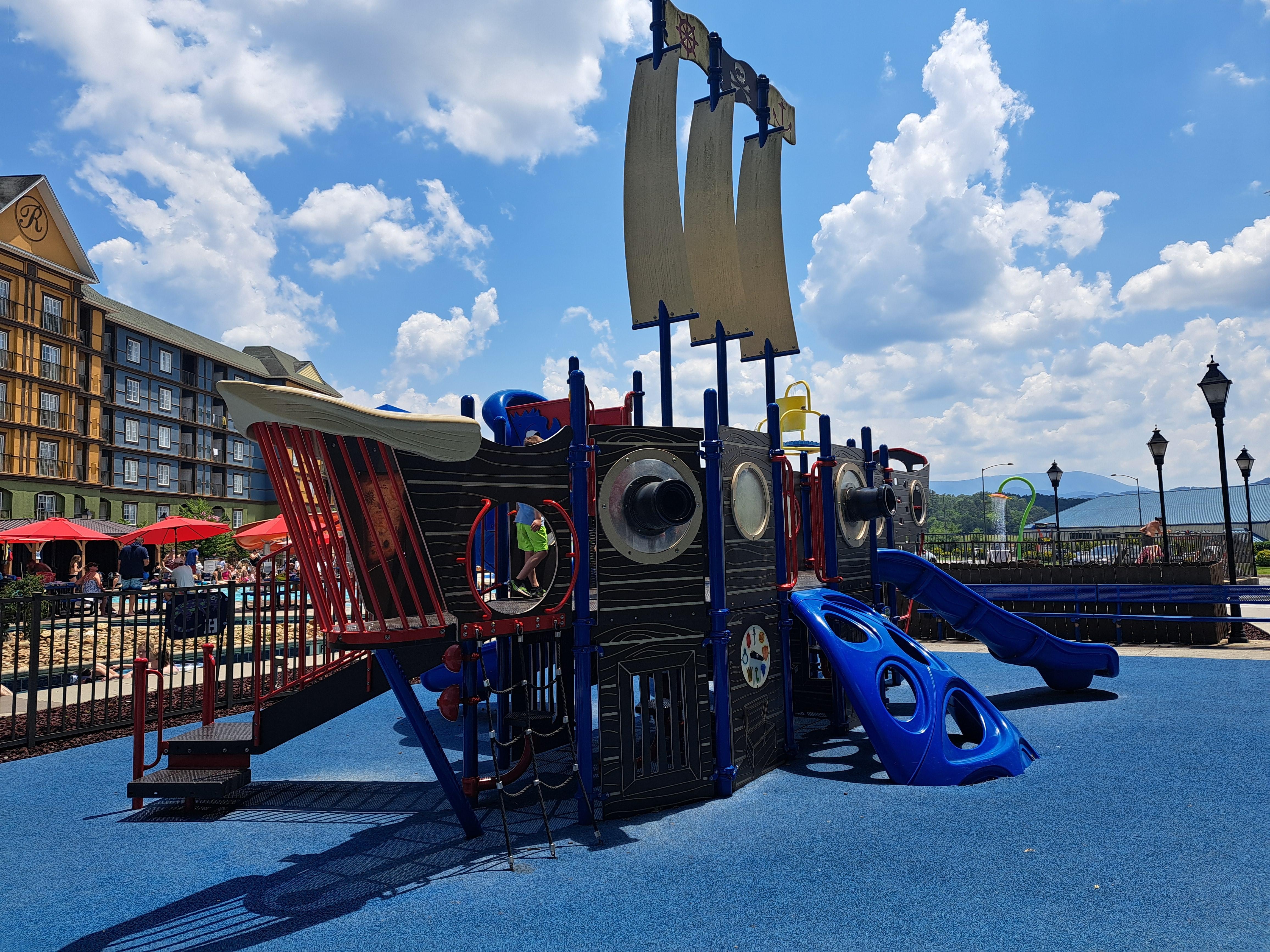 Pirate ship playground