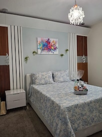 One of the bedrooms upstairs.