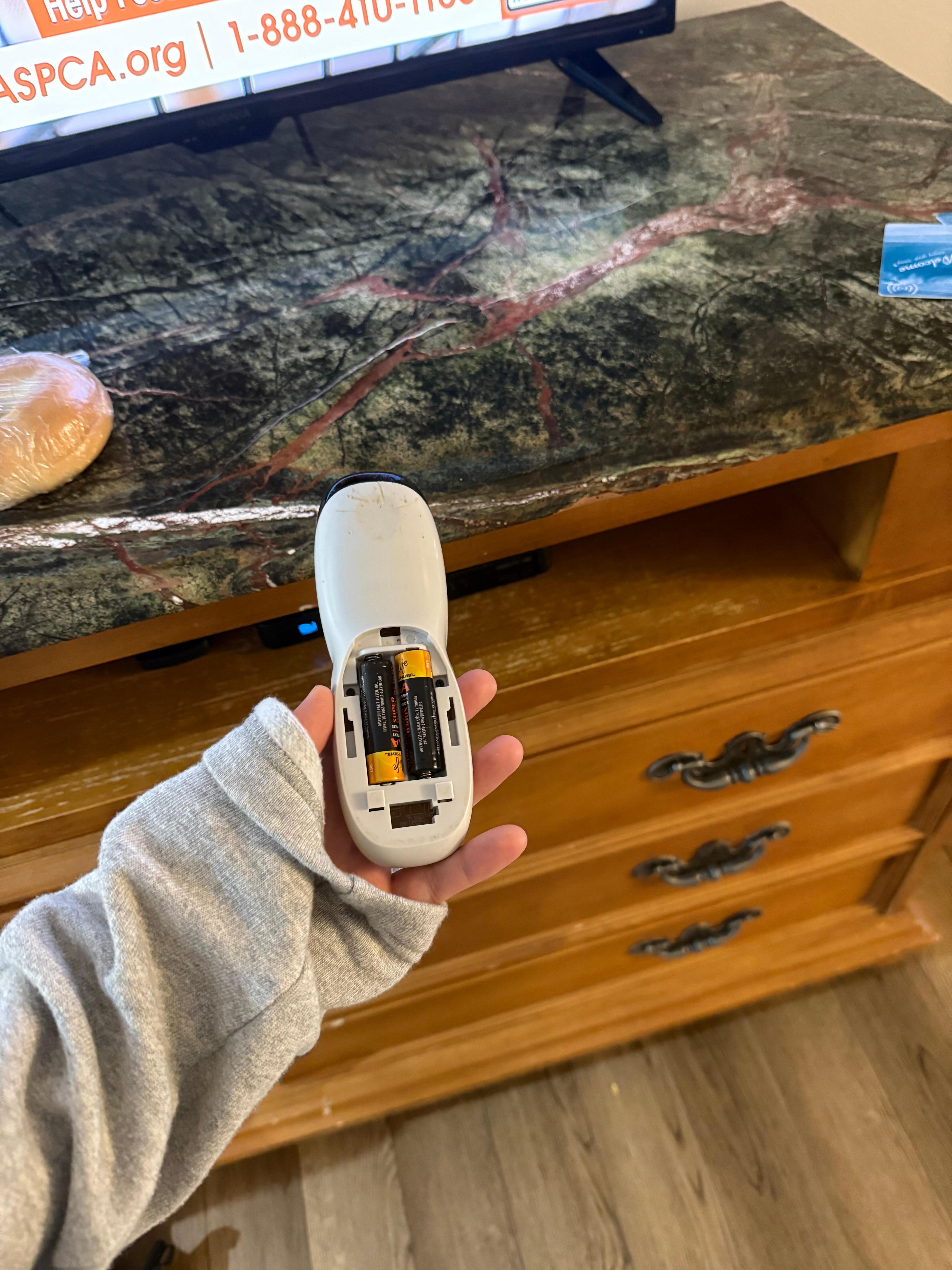 Remote without a back