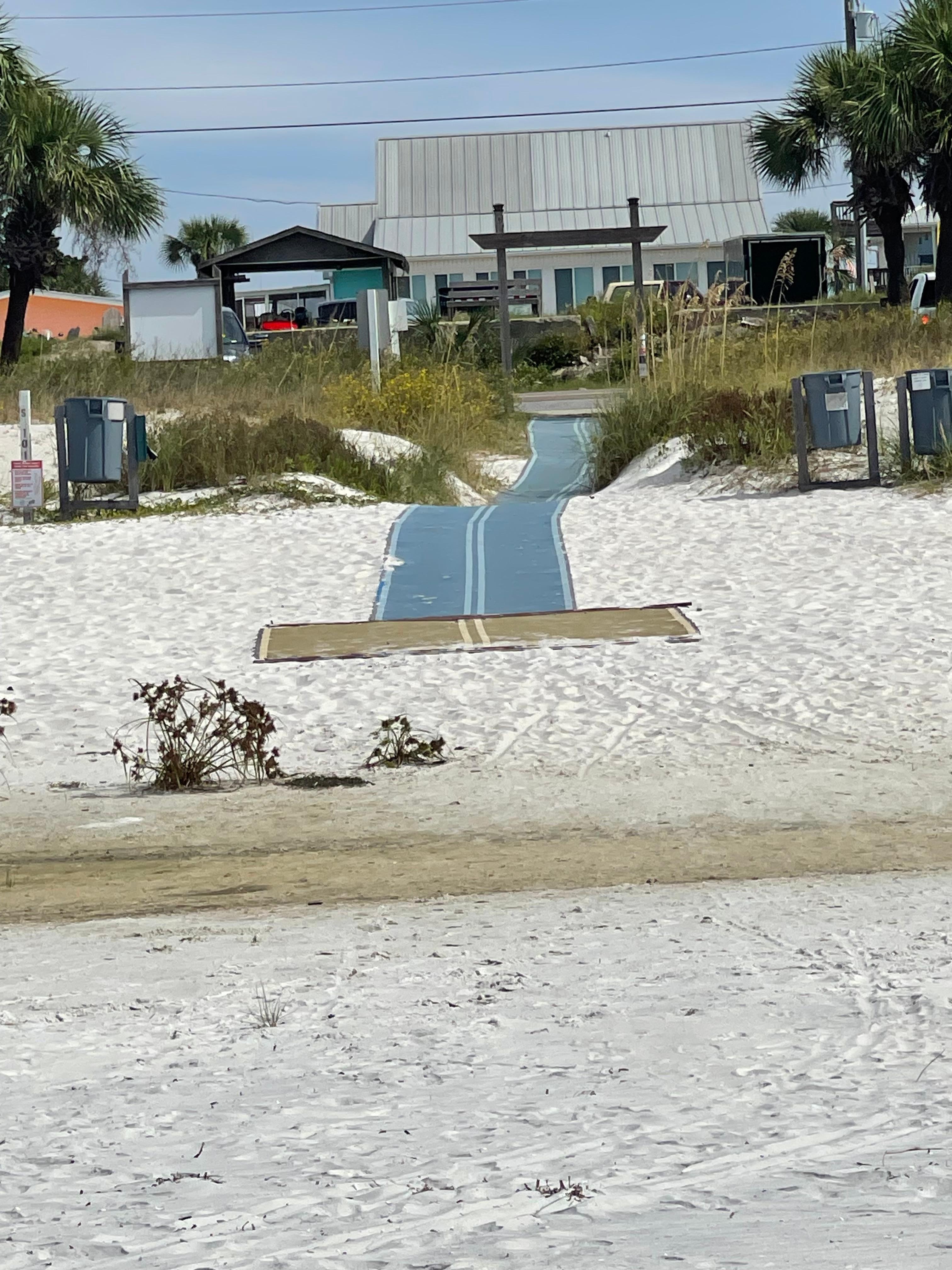 Loved this beach access at Mexico Beach. 
