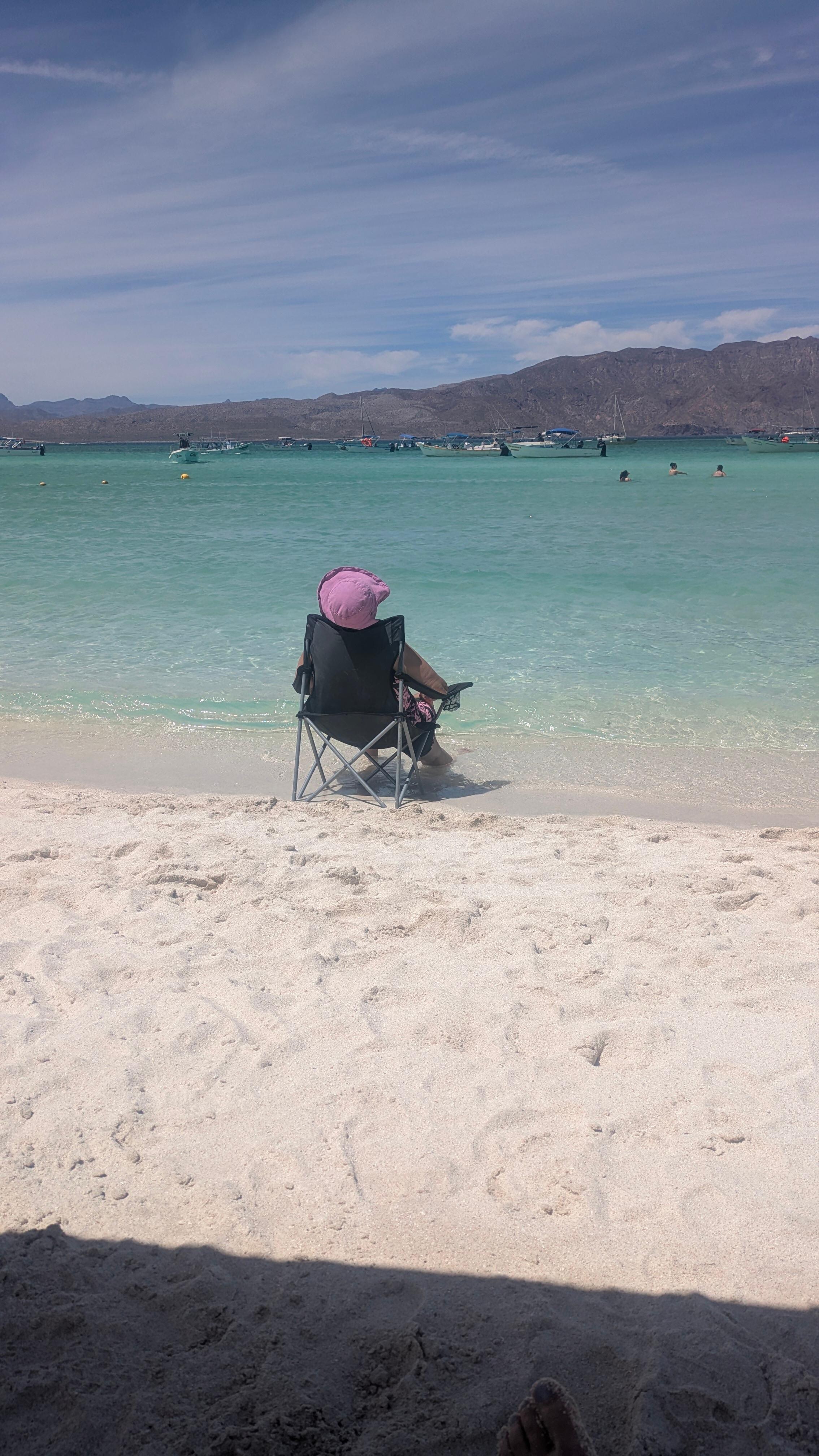 on beach on Coronado island
