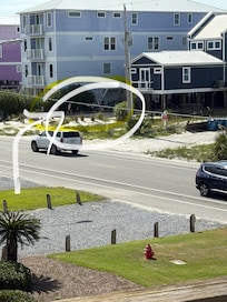 Private beach access- as seen from the deck.