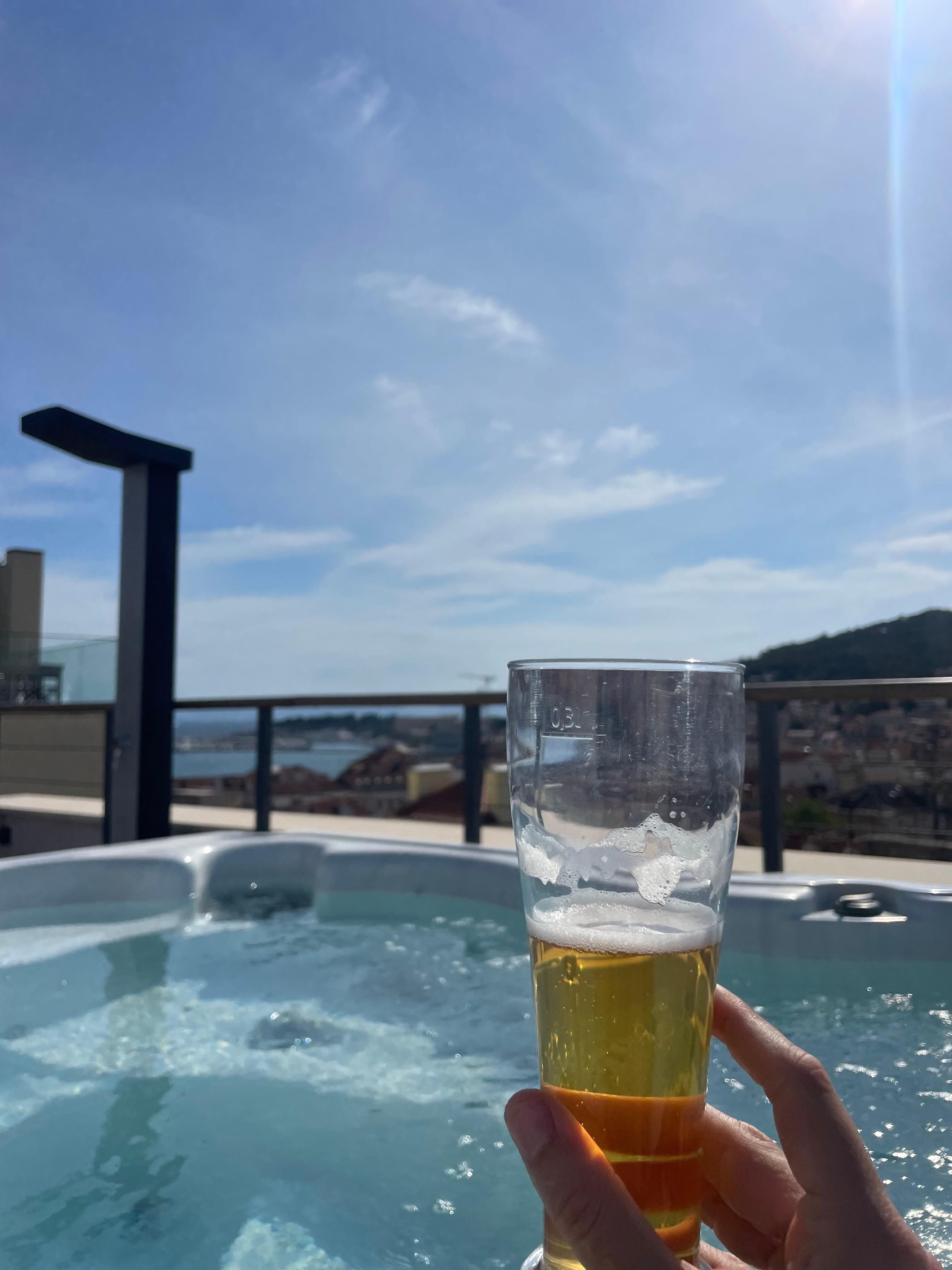 Hot tub view