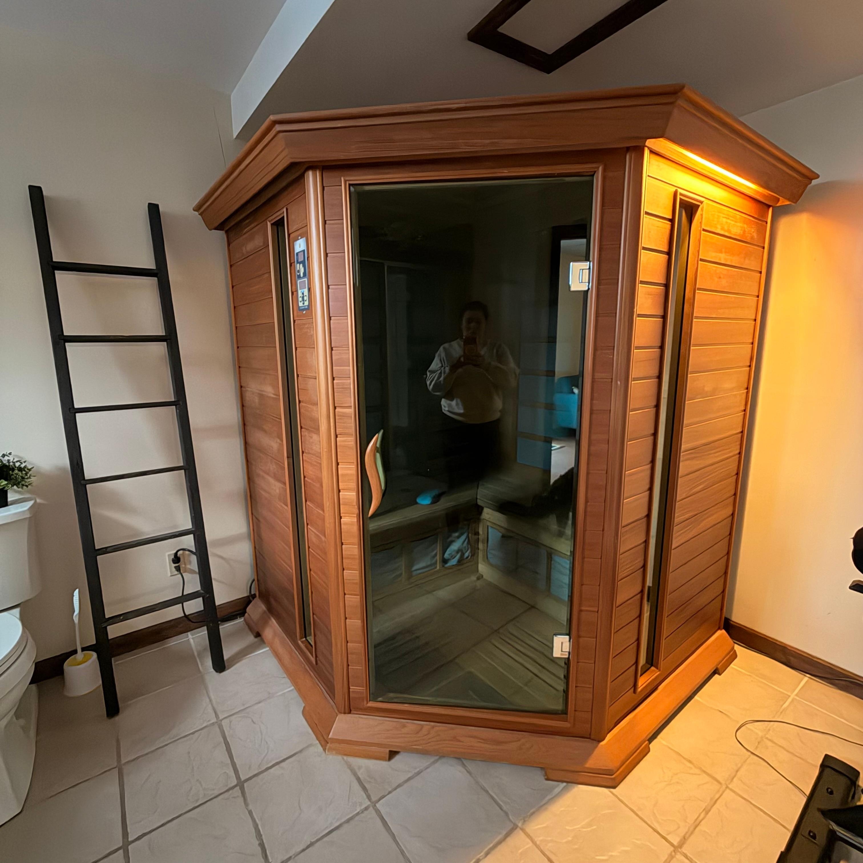 Muy buen sauna cumple con todas las expectativas 