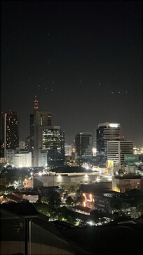 Skyline view from hotel room