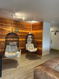 Seating area in the lobby