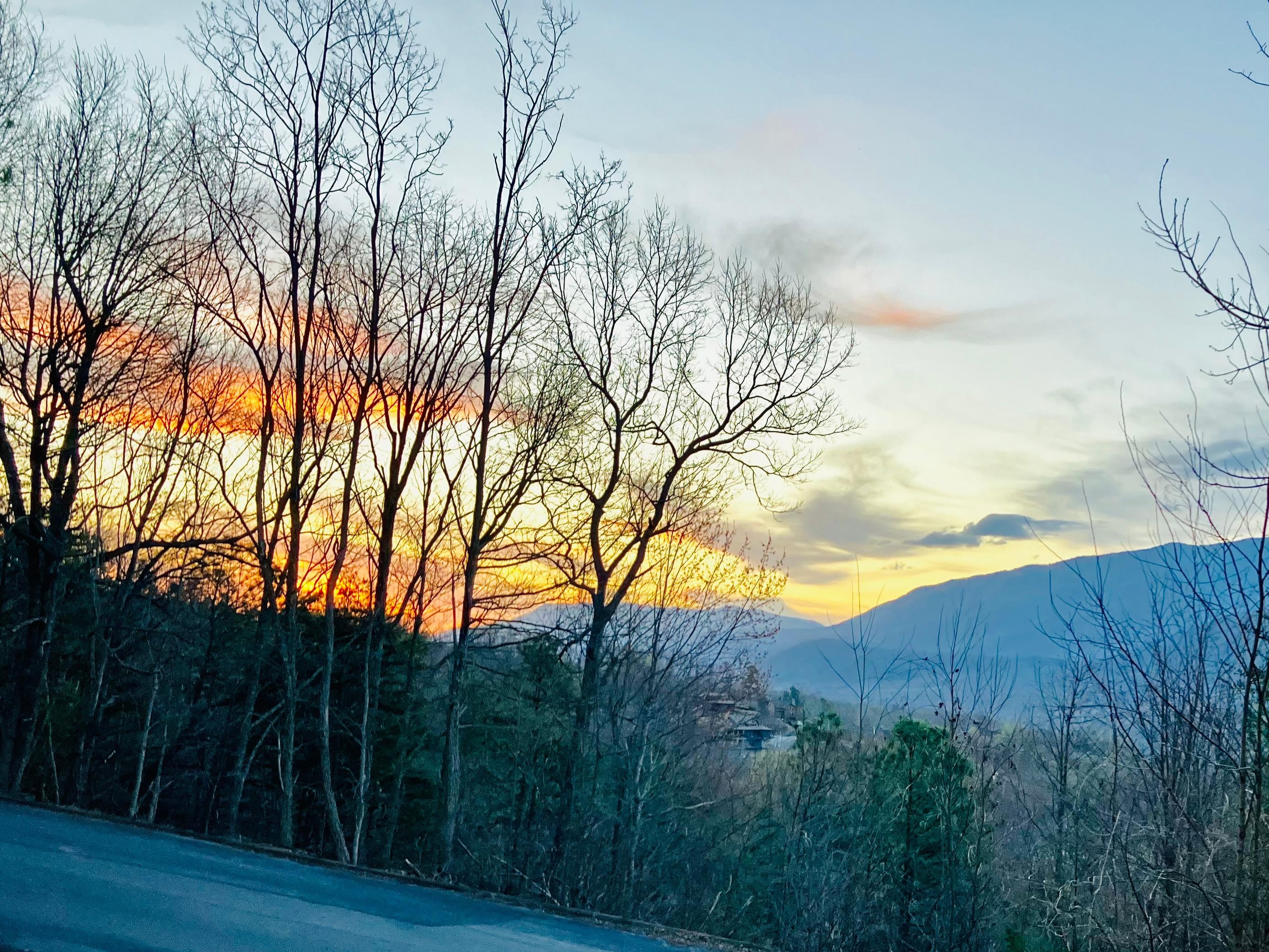 Sunrise from the deck 