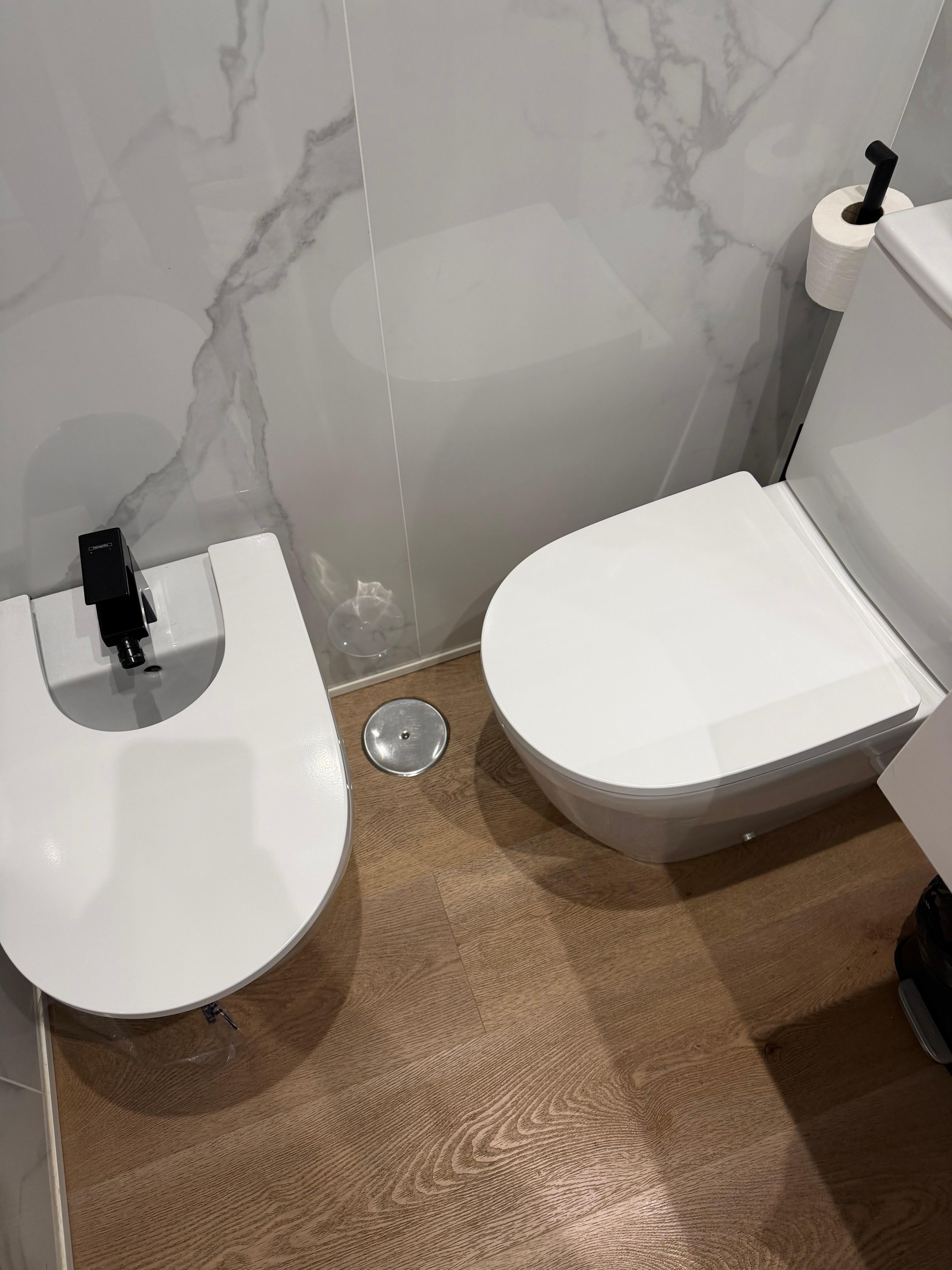 The bathroom layout was poorly planned. The placement of the bathroom furniture made it almost unusable and very impractical.