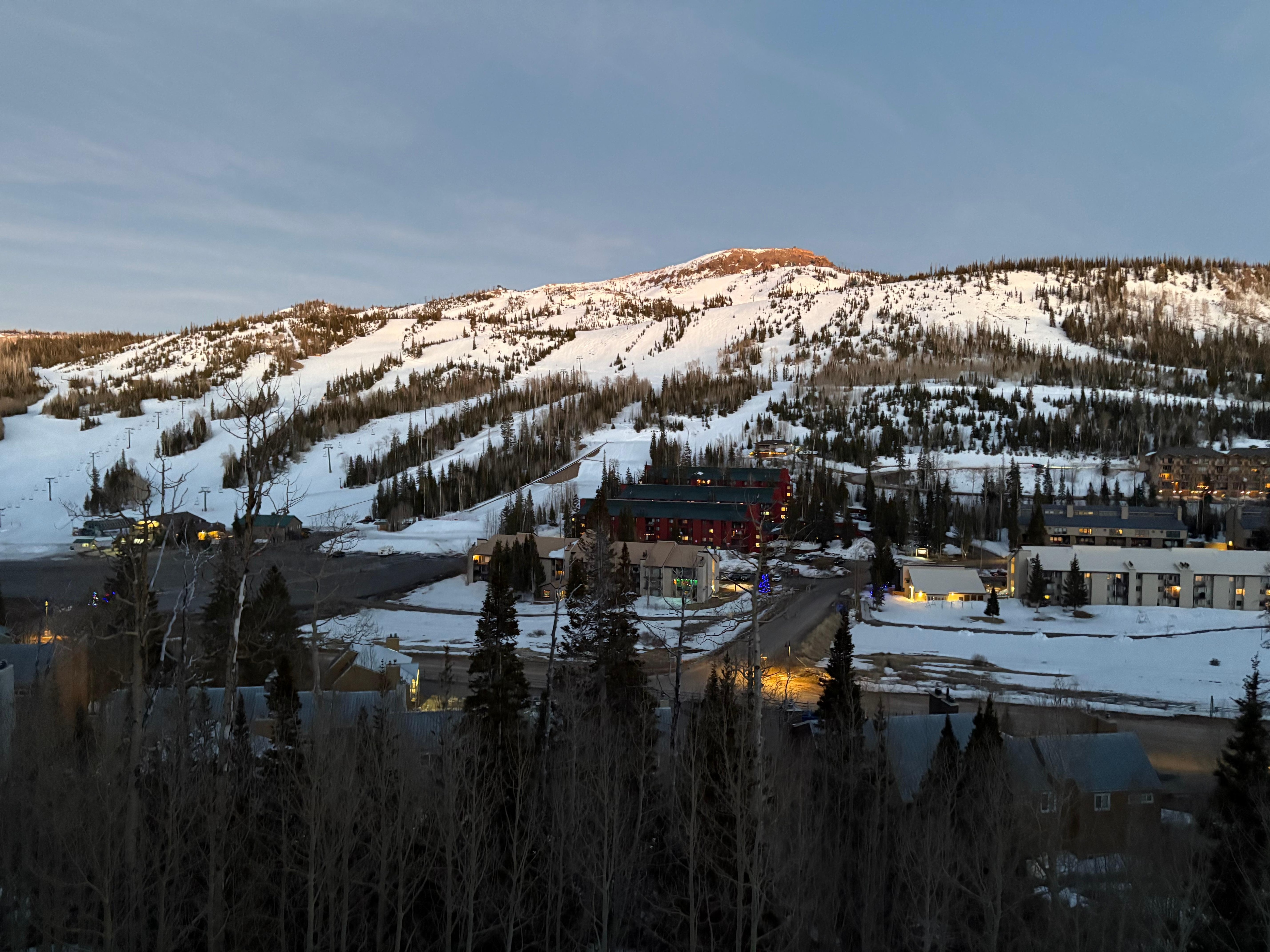 Sunset from the patio