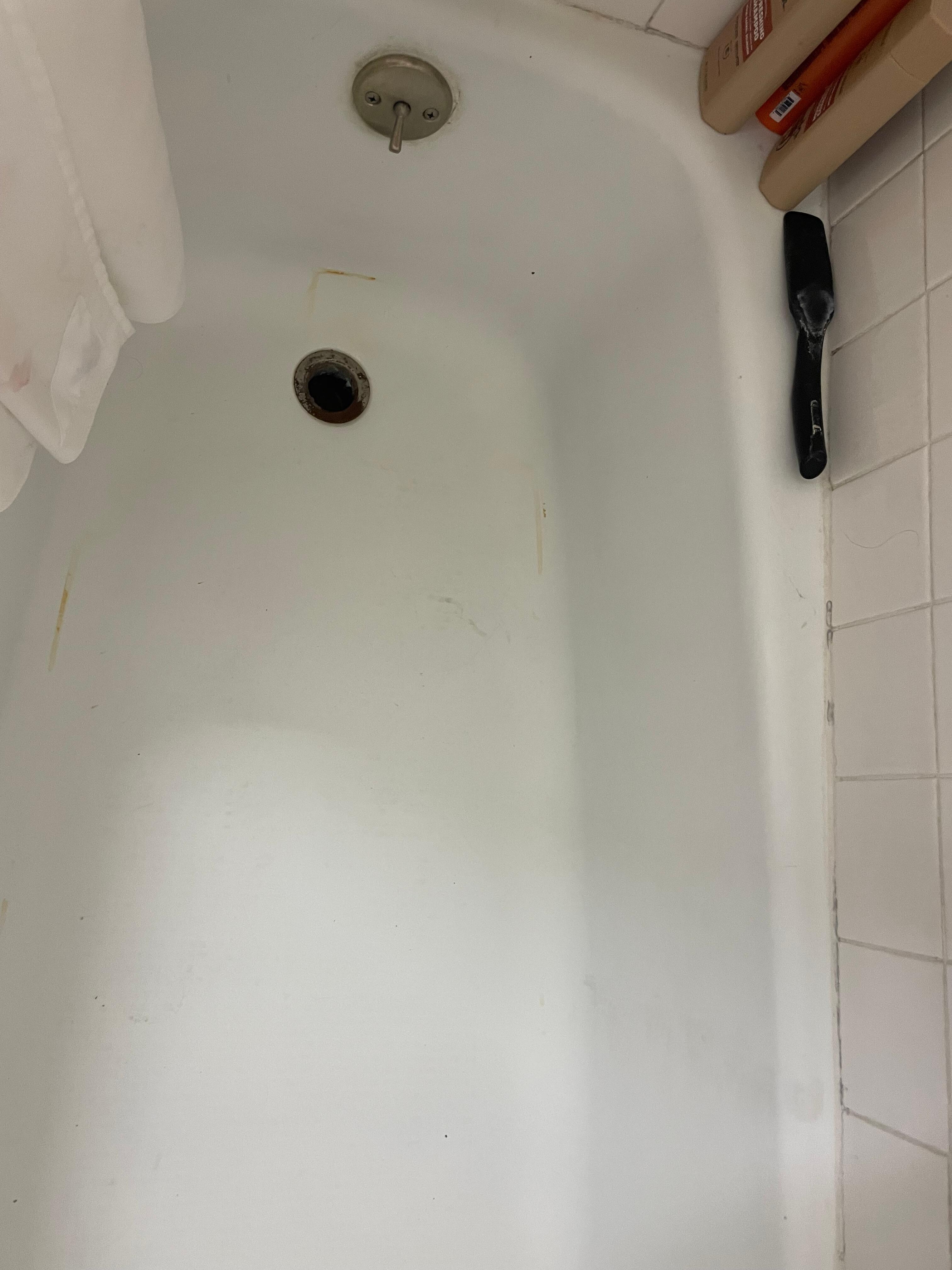 This was the way the bathtub looked