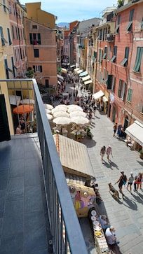 View from room balcony.