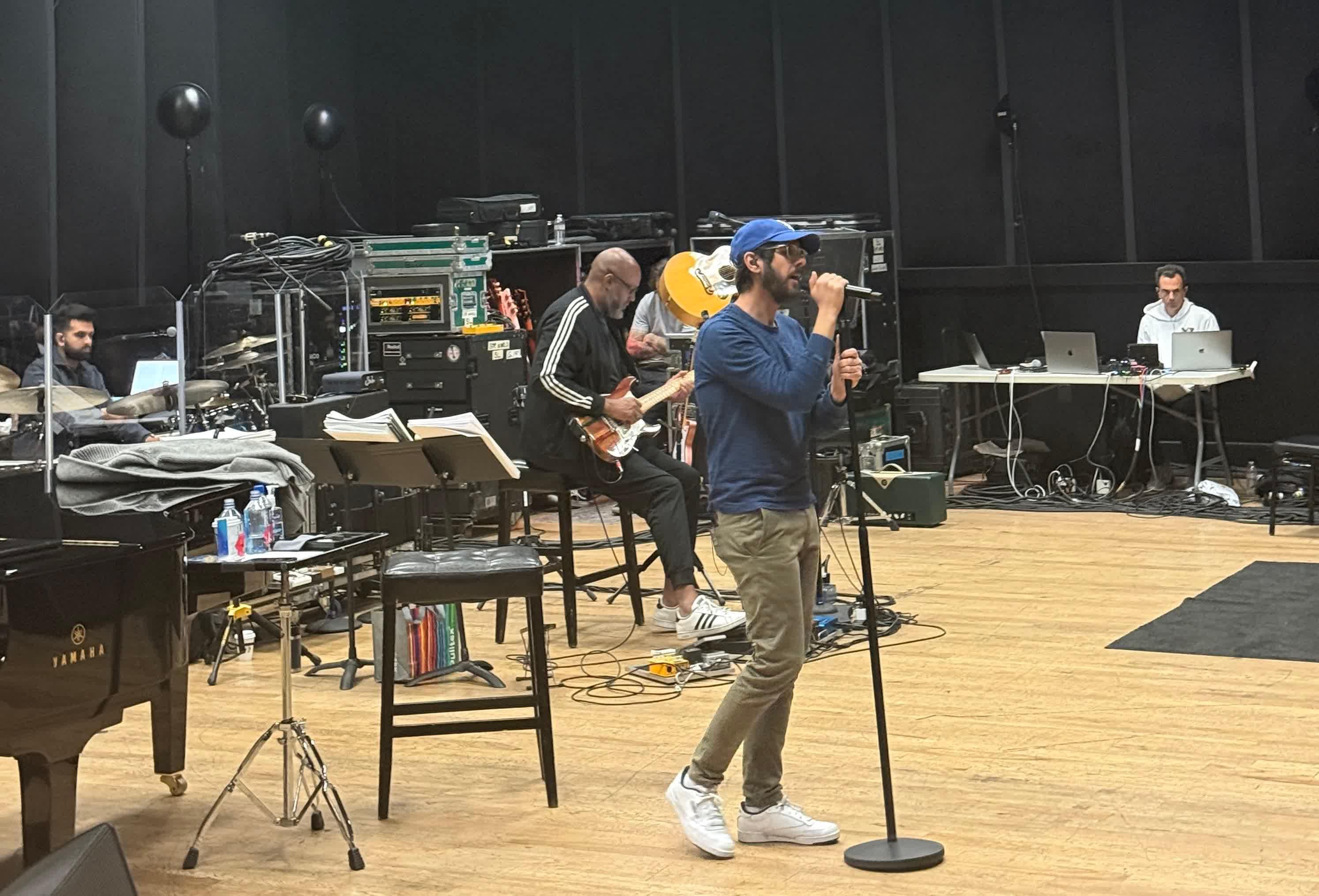 Josh Grobin rehearsed 