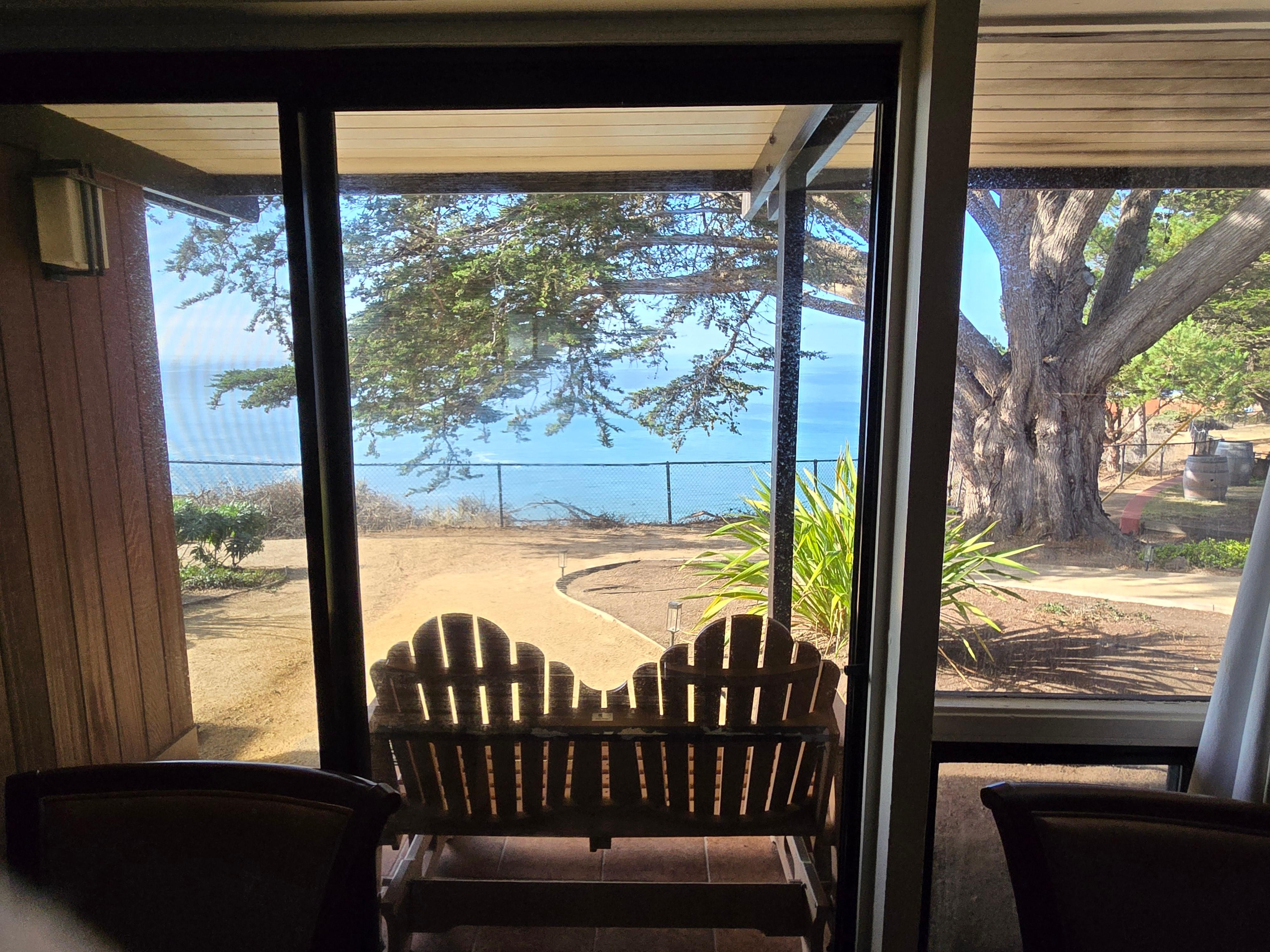 Bottom room with view.