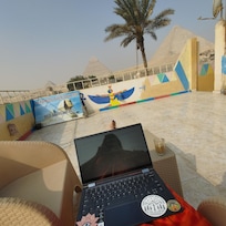 Relaxing place to write!