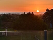 Sunset from the lazy-boy in the upstairs lounge.