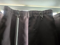 Broken clip and missing curtain extender... made it difficult to close and really didnt darken room.