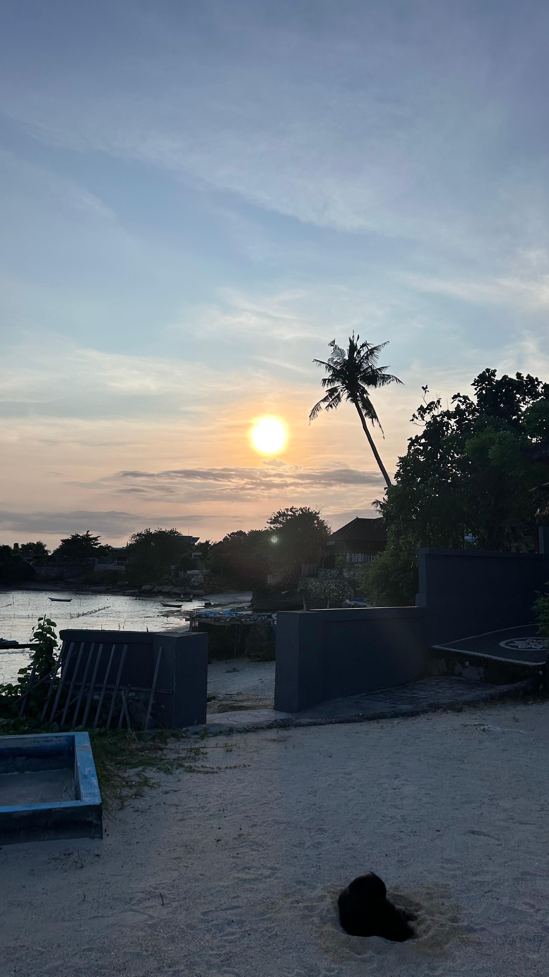 Sunset from restaurant 